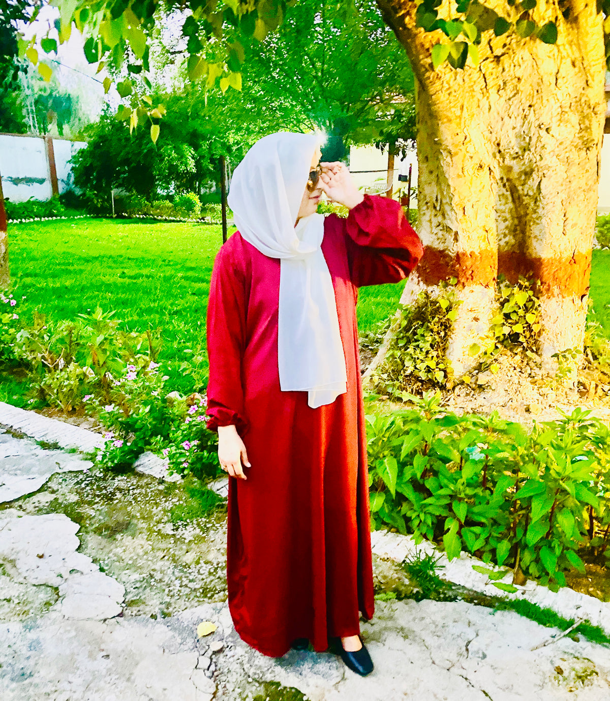 MAROON ABAYA